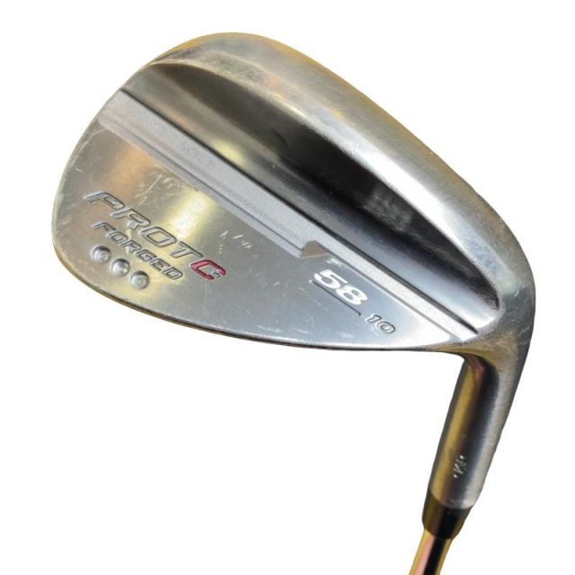 【中古】 PROTO-CONCEPT PROTO-CONCEPT FORGED WEDGE(メッキ) 58°/10° ウェッジ WG 純正特注シャフト (フレックスその他) メンズ 男性用 右利き 右用 Cランク ゴルフクラブ 8,982円