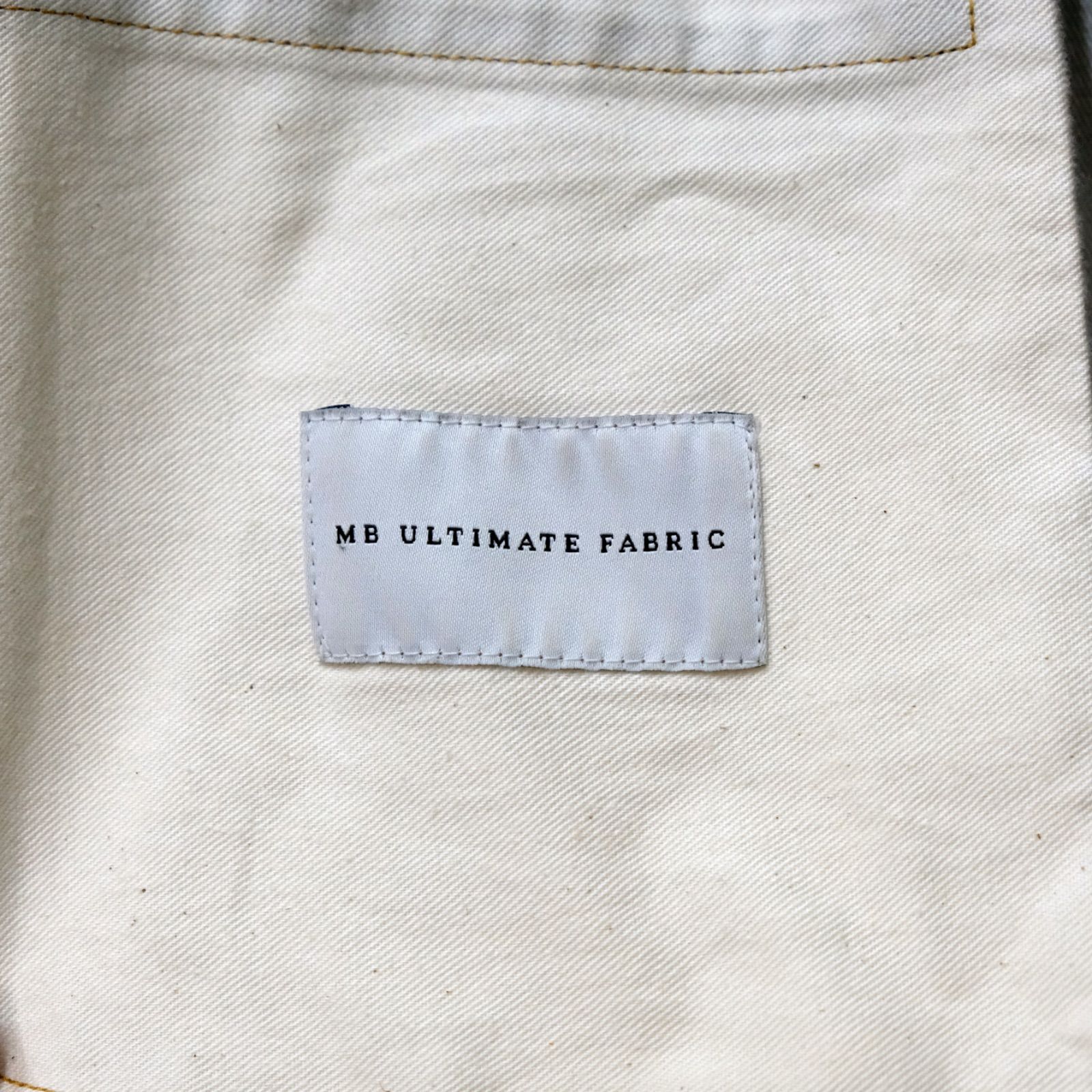MB ULTIMATE FABRIC トロンプルイユ ワイドデニムパンツ Sサイズ 転写