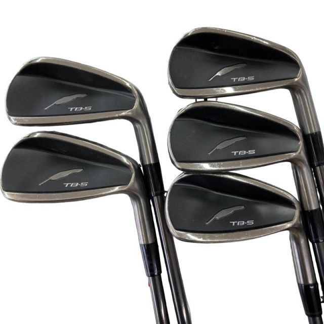 【中古】 フォーティーン TB-5 FORGED ライトブラック 5S アイアンセット IR FS-90i (フレックスS) メンズ 男性用 右利き 右用 Dランク ゴルフクラブ