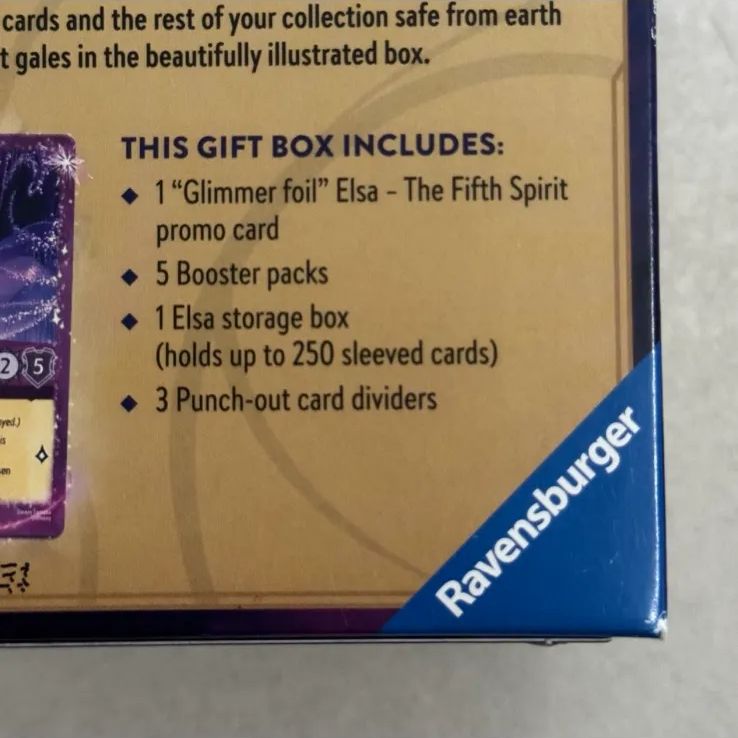 Ravensburger ディズニー ロルカナ TCG エルサギフトボックス 新品未