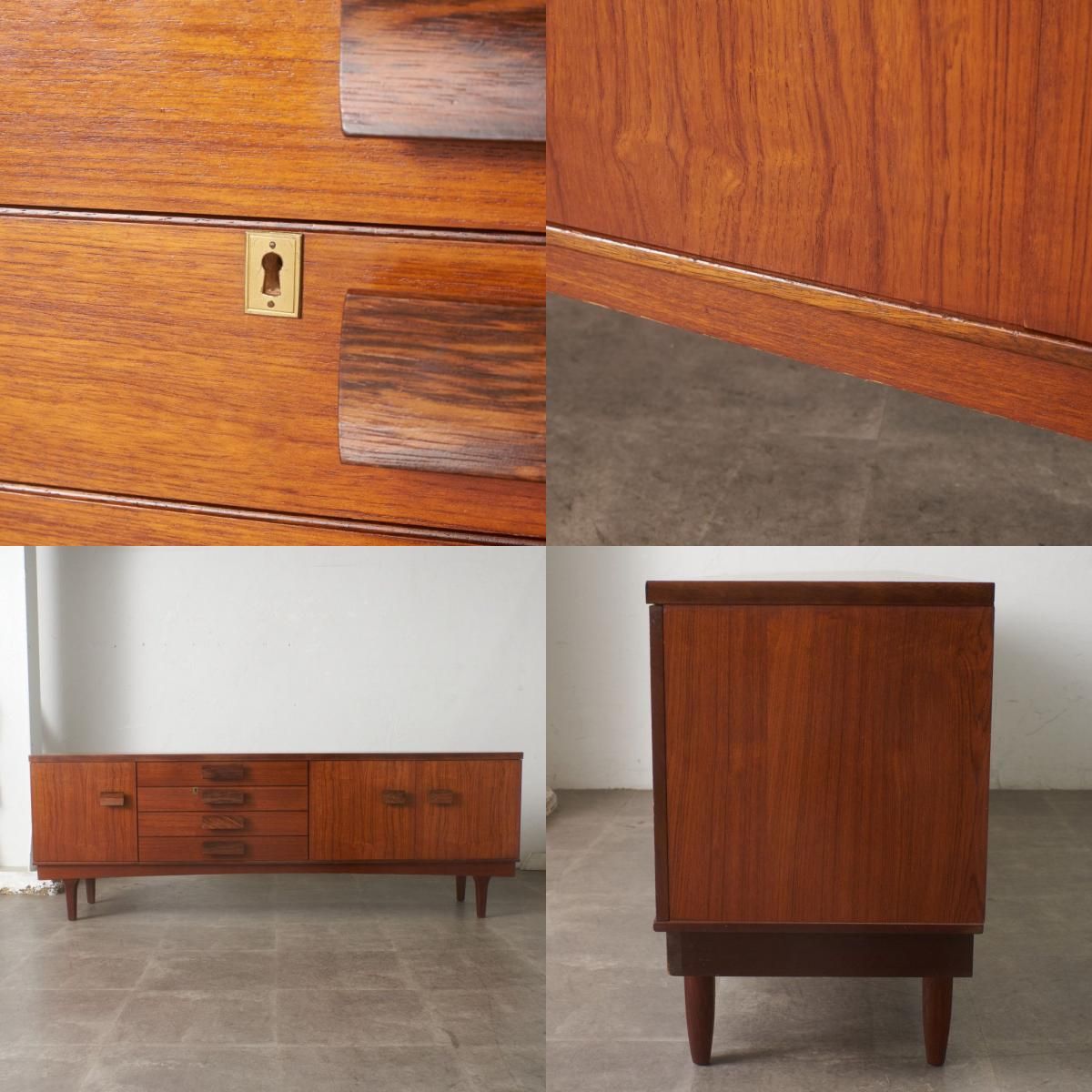 イギリス Bath Cabinet Makers ロング サイドボード チーク 北欧