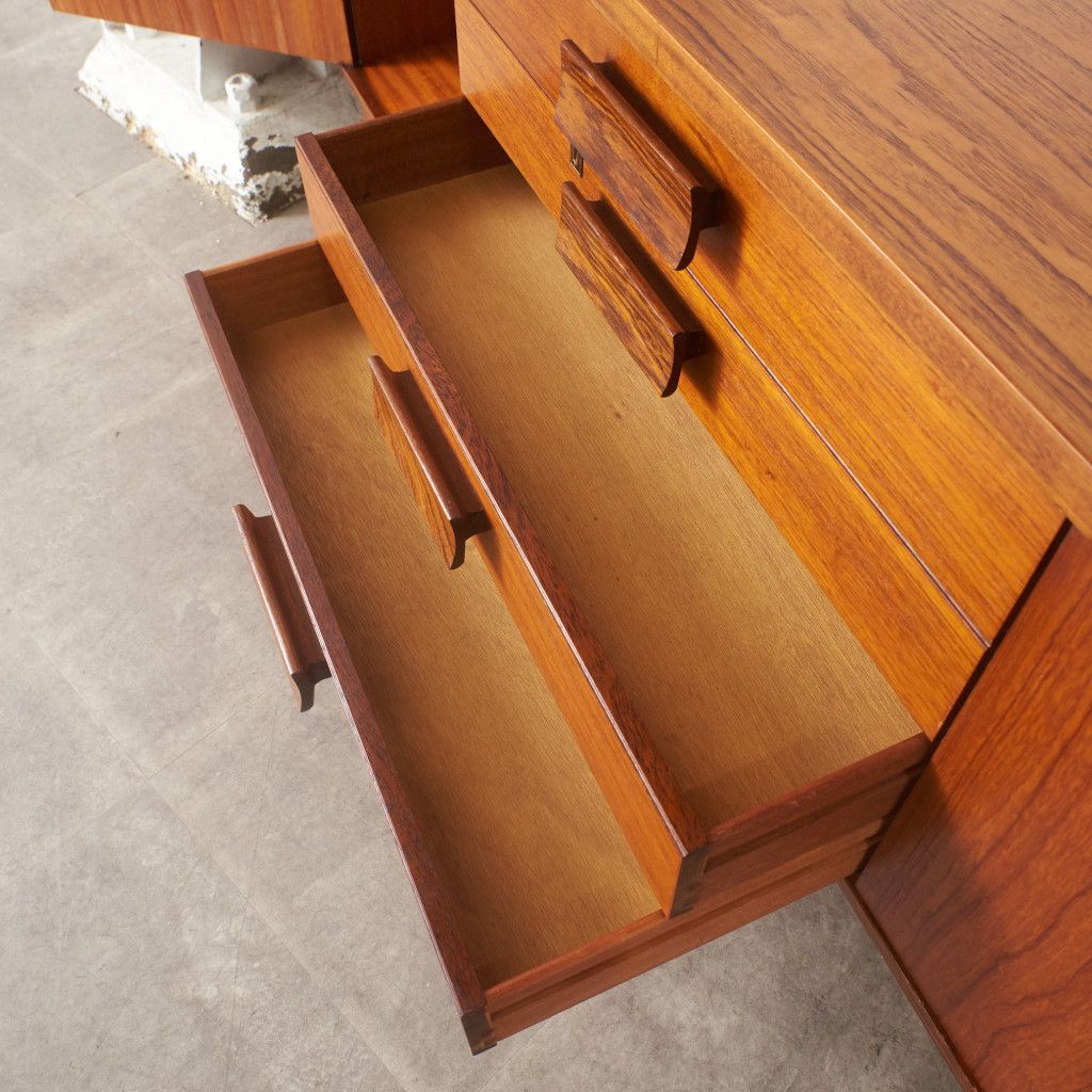 イギリス Bath Cabinet Makers ロング サイドボード チーク 北欧
