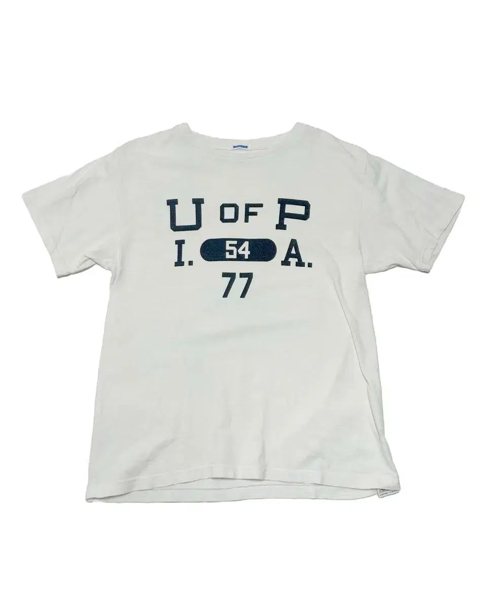M) ウエアハウス MATSUYA スペシャルエディション 別注 プリンティング Tシャツ 白