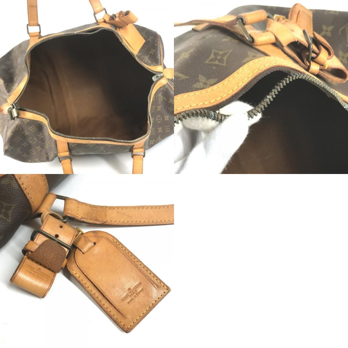 LOUIS VUITTON ルイヴィトン ボストンバッグ サックスープル 55 サック