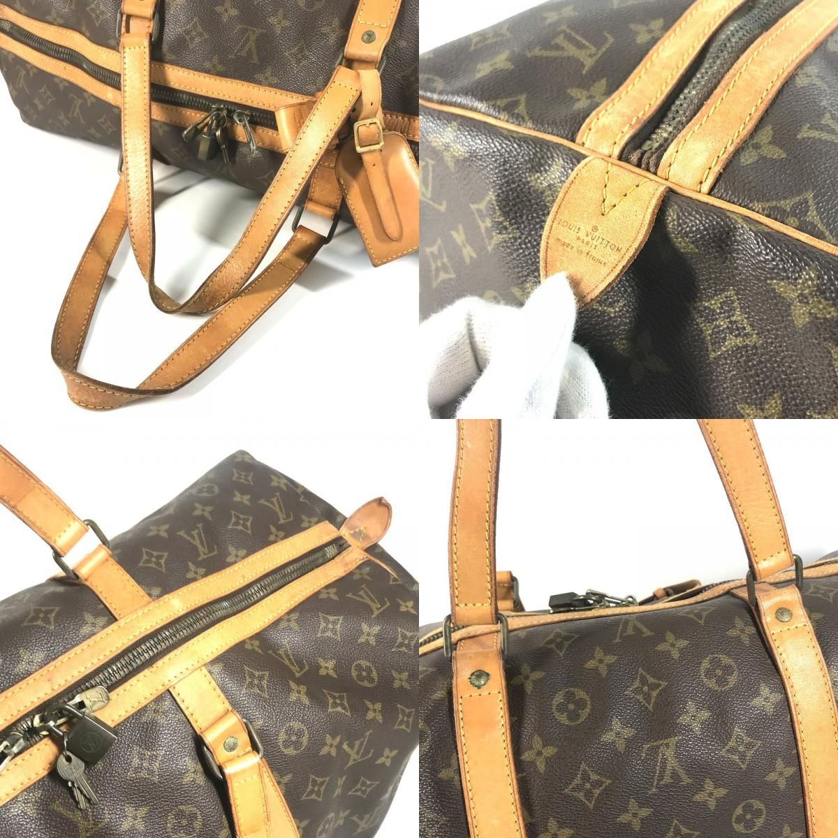 LOUIS VUITTON ルイヴィトン ボストンバッグ サックスープル 55 サック