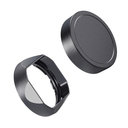 スクエアメタルレンズフード レンズキャップ付き 適用Fujifilm Fujinonに対応 XF 35mm F1.4 R/XF35mmF1.4 R、XF 18mm F2 R/XF18mmF2 R、XF 60mm F2.4 R/XF60mmF2 fafef532
