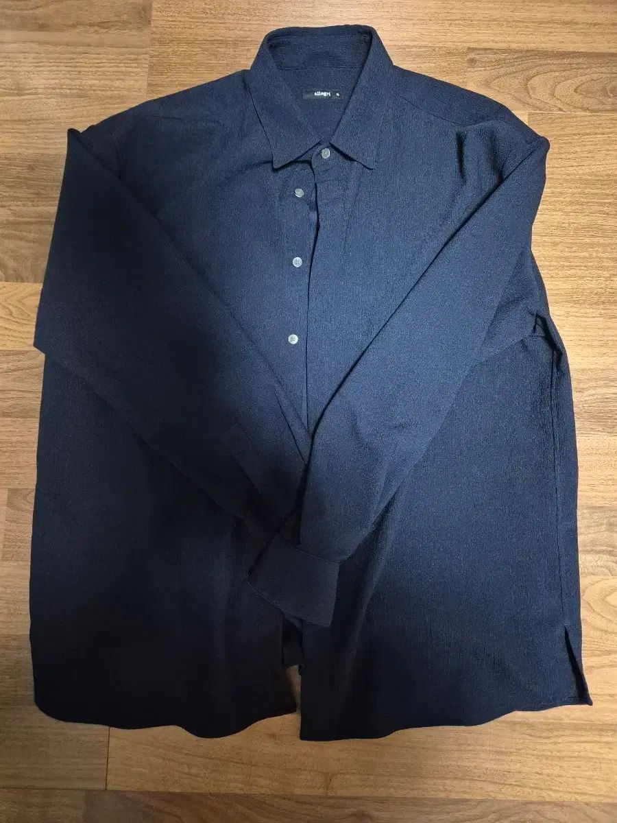 アレグリ オム シフォン ネイビー シャツ XL