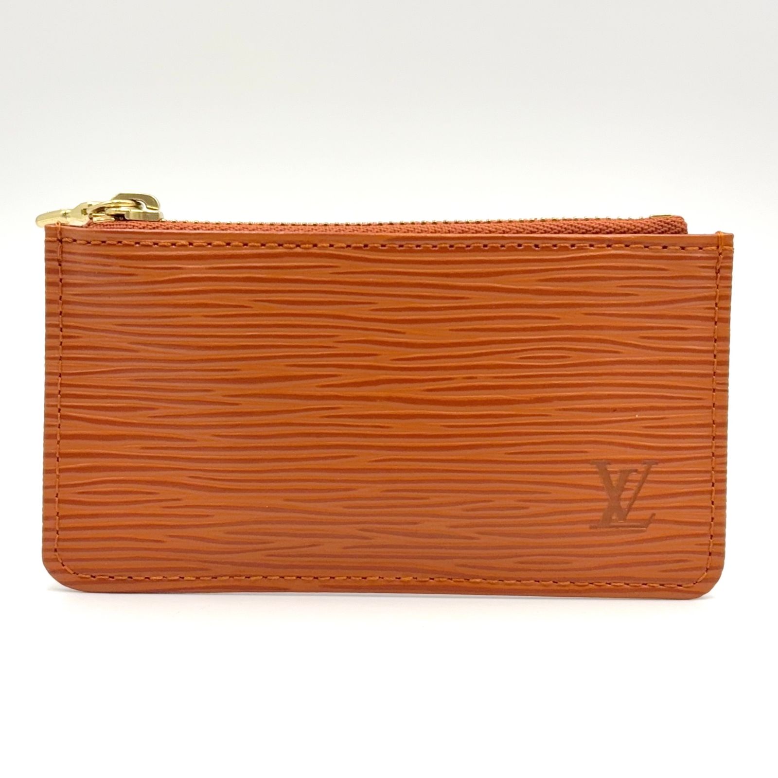 新着】LOUIS VUITTON ポシェットクレ エピ レザー ブラウン コイン