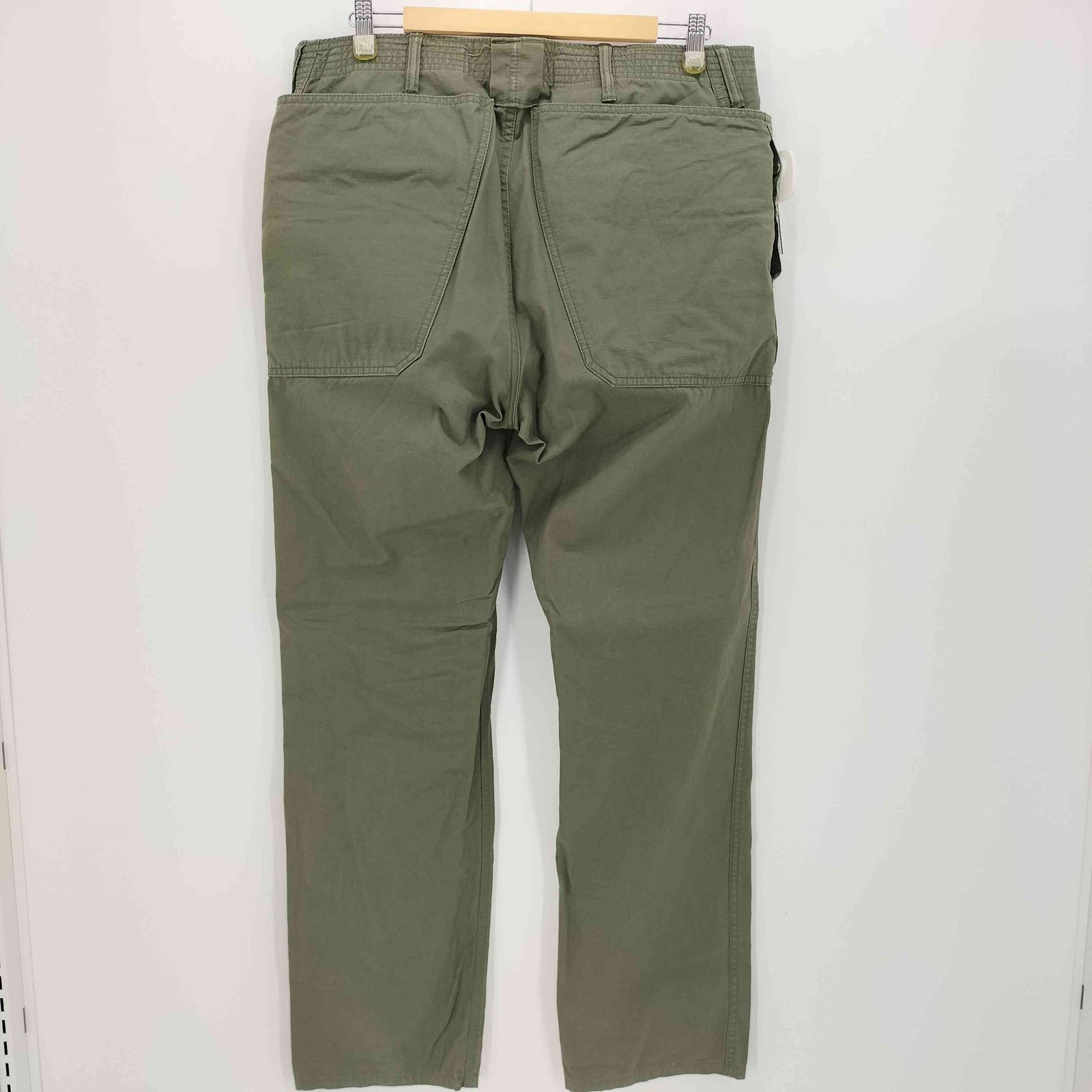 クリーニング済み　ササフラス　コットン　リップストップ　ペインターパンツ ササフラス SASSAFRAS ダブルポケット リップストップ コットン