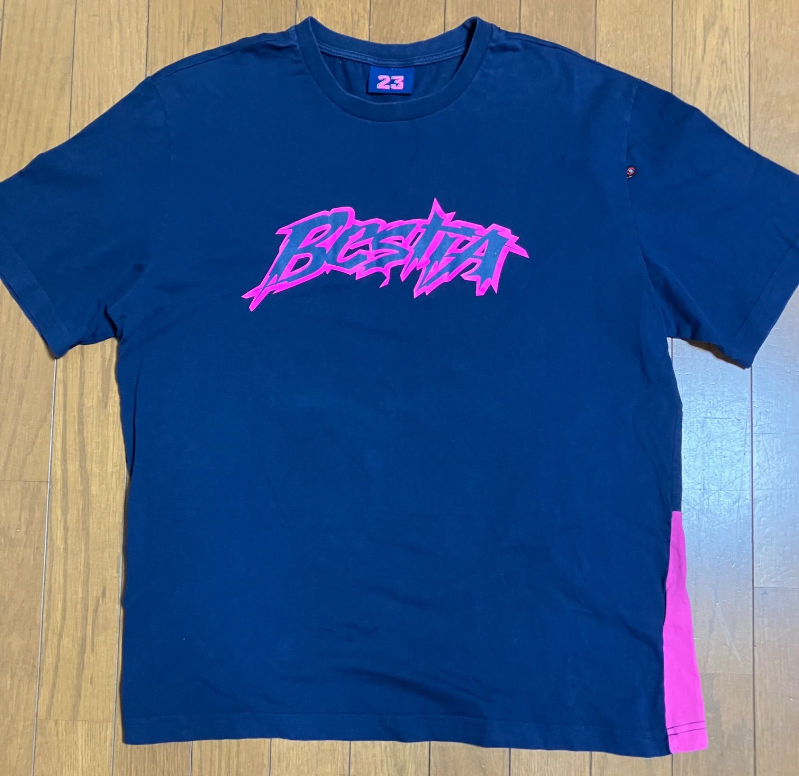 USED ENEA BASTIANINI Blue Bestia T-shirt エネア バスティアニーニ Tシャツ 半袖 ブルー