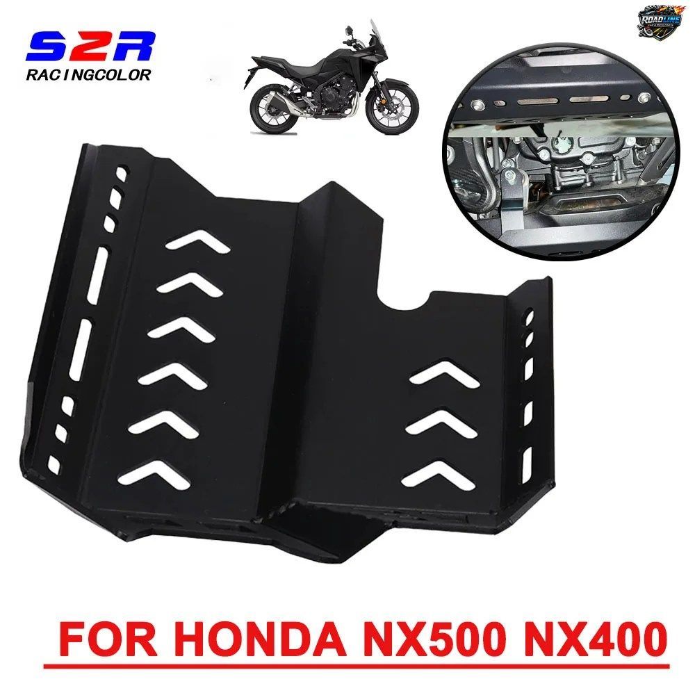 ホンダ NX500 500NX NX 500 NX400 NX 400 用モーターサイクルエンジン保護カバーシャーシアンダーガードスキッドプレートベリーパンプロテ