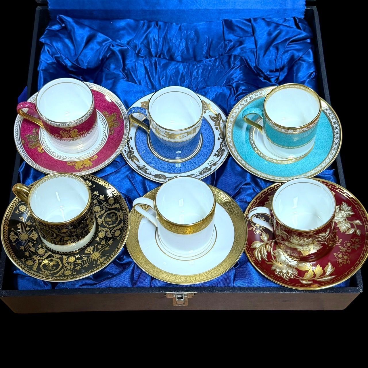 ☆希少品 美品 WEDGWOOD ウェッジウッド デミタスカップ&ソーサー 6客