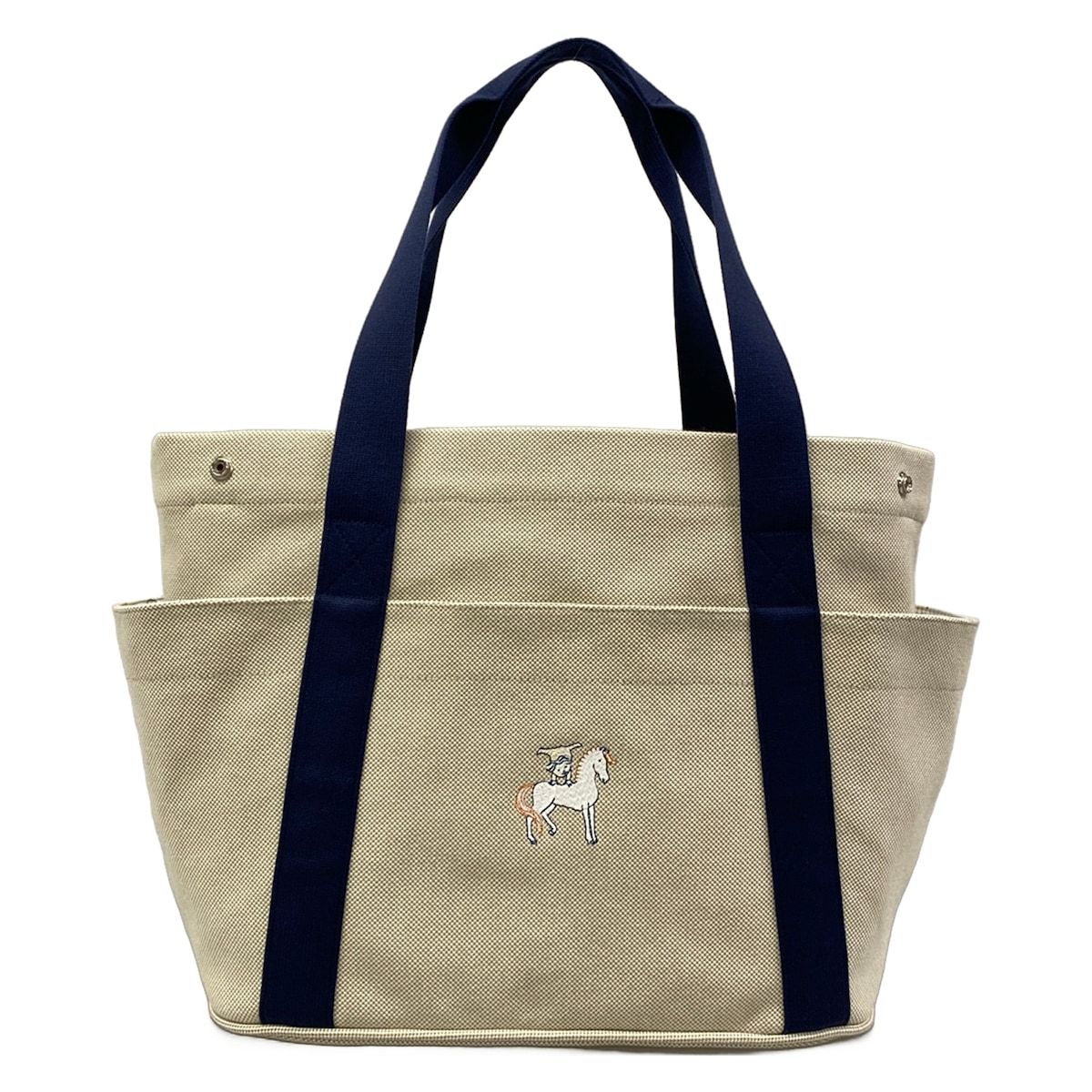 HERMES(エルメス) トートバッグ美品 カブリオル アイボリー×ダーク