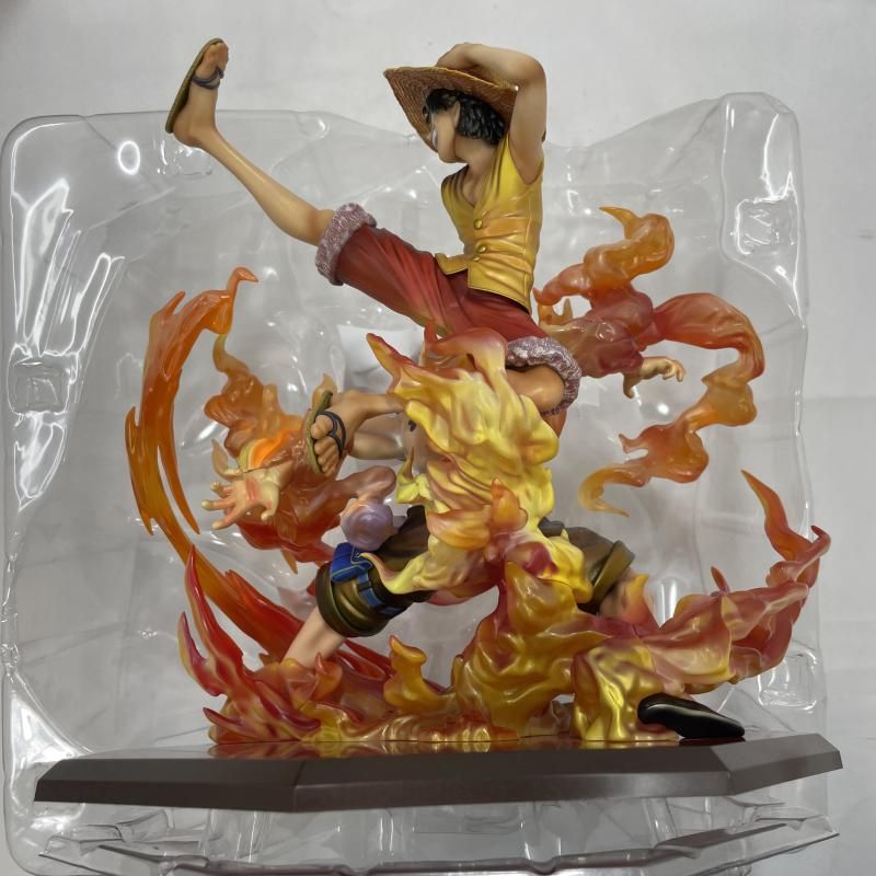 中古】開封)MegaHouse P.O.P ルフィ&エース 兄弟の絆 20th LIMITED Ver