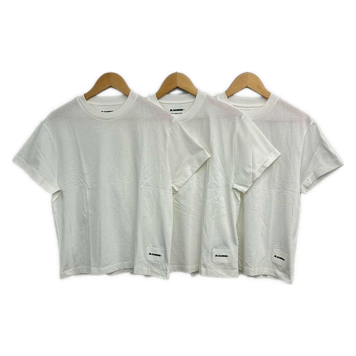 JILSANDER(ジルサンダー) 半袖Tシャツ サイズM レディース美品 J40GC0001 白 3枚セット/JILSANDER+/クルーネック