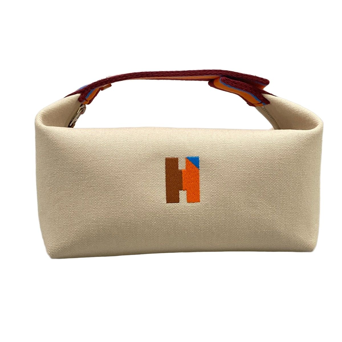 HERMES(エルメス) ポーチ美品 - ナチュラル コットン