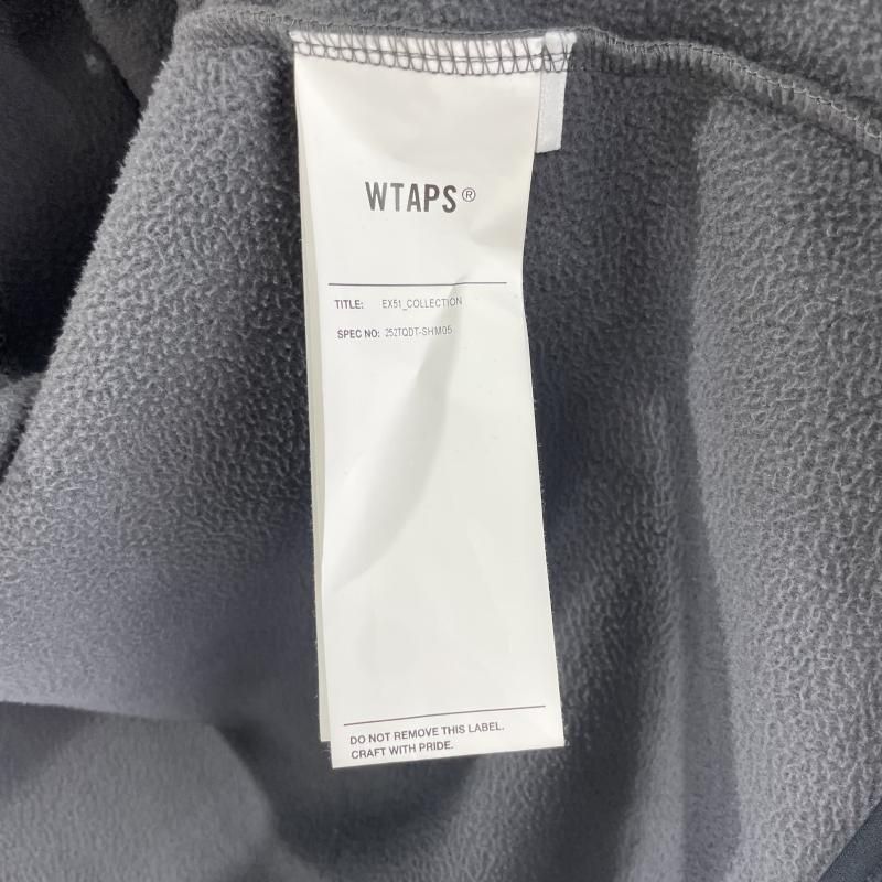 中古】W)TAPS OBJ LS POLY FLEECE サイズ02 グレー 252TQDT-SHM05
