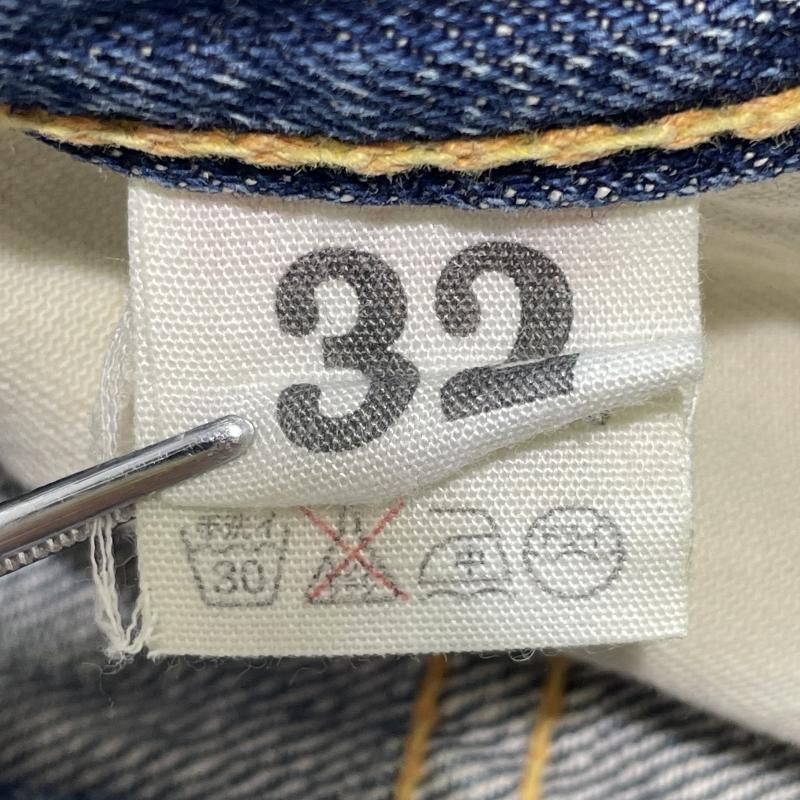中古】WAREHOUSE デニムパンツ 1001XX 最初期 牛パッチ サイズW32