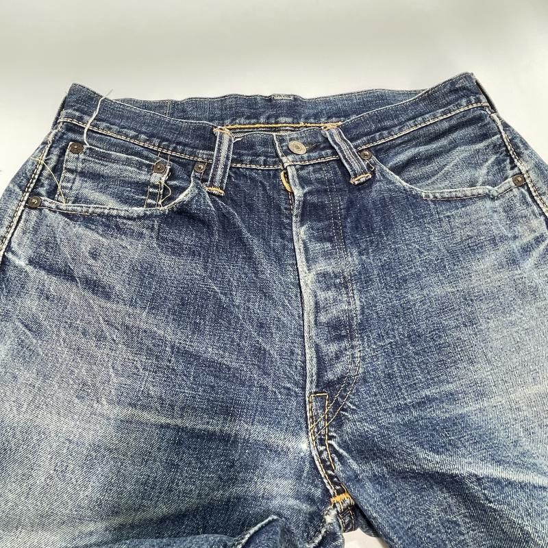 中古】WAREHOUSE デニムパンツ 1001XX 最初期 牛パッチ サイズW32