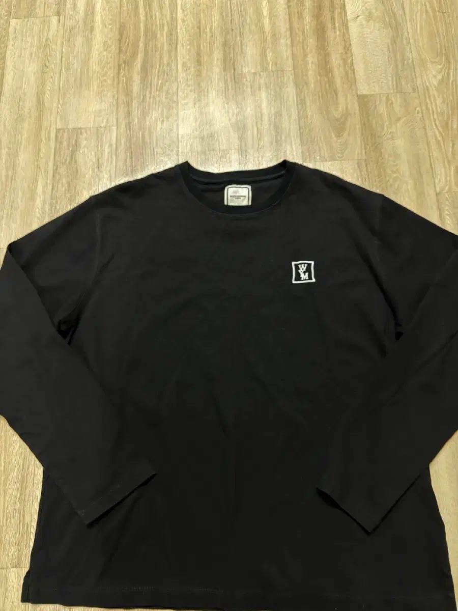 WOOYOUNGMI ウーヨンミ ブラック 長袖Tシャツ 50