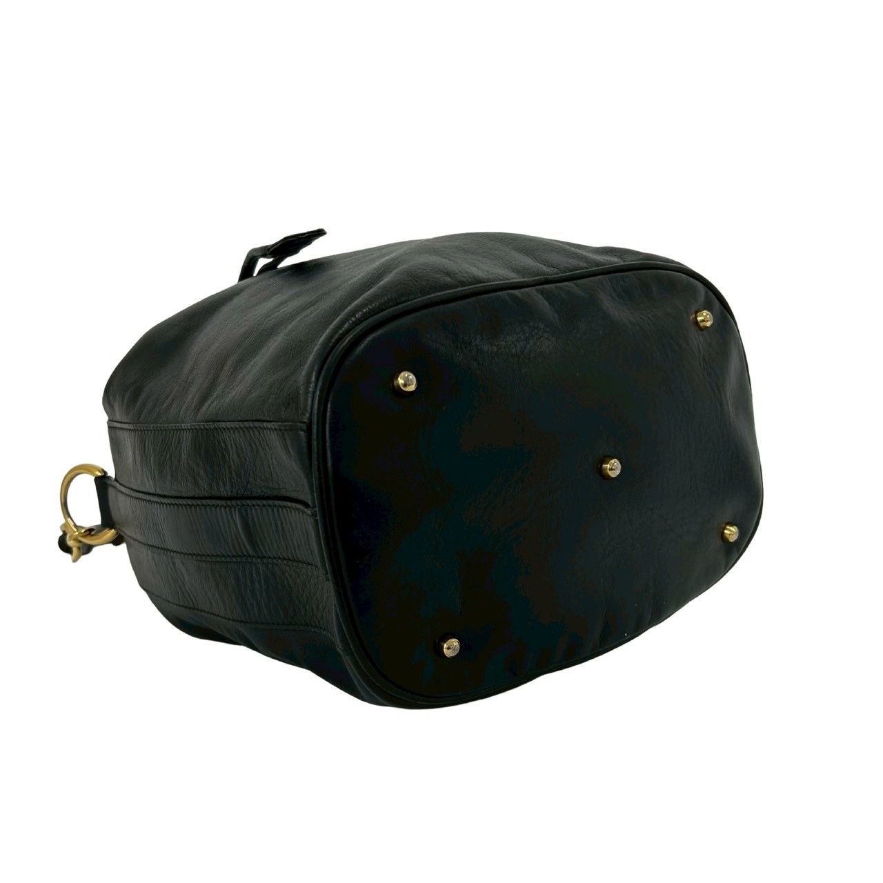 極 美品 GUCCI グッチ オールドグッチ ヴィンテージ バンブー レザー