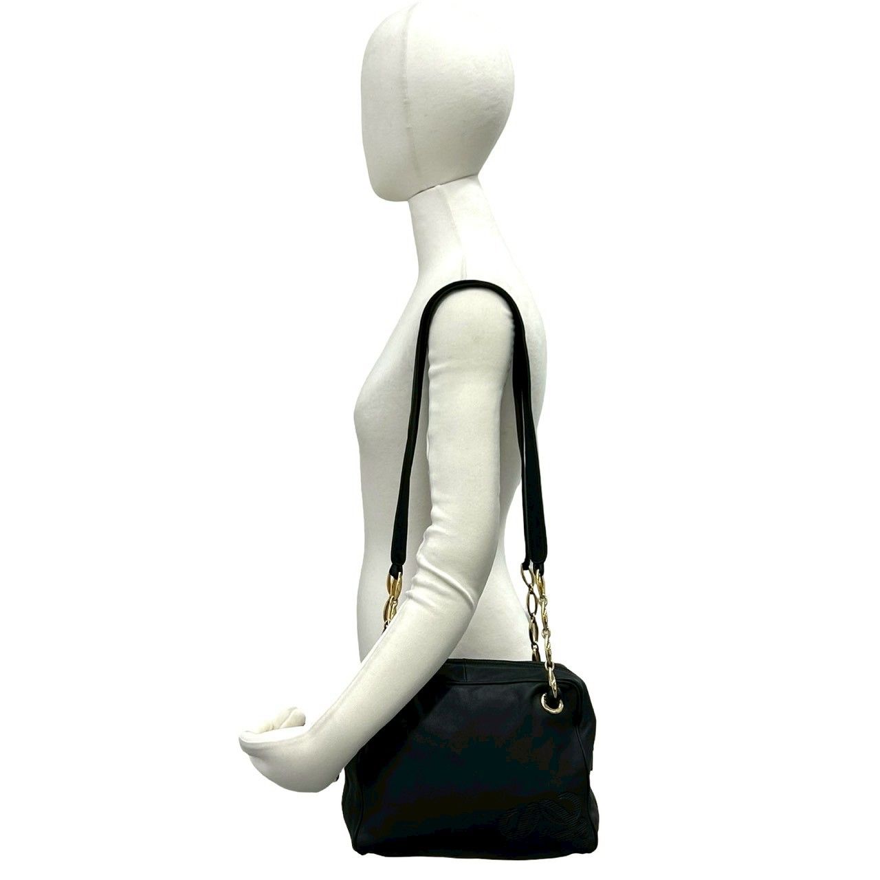極 美品 LOEWE ロエベ ヴィンテージ アナグラム ロゴ ナッパ レザー 本