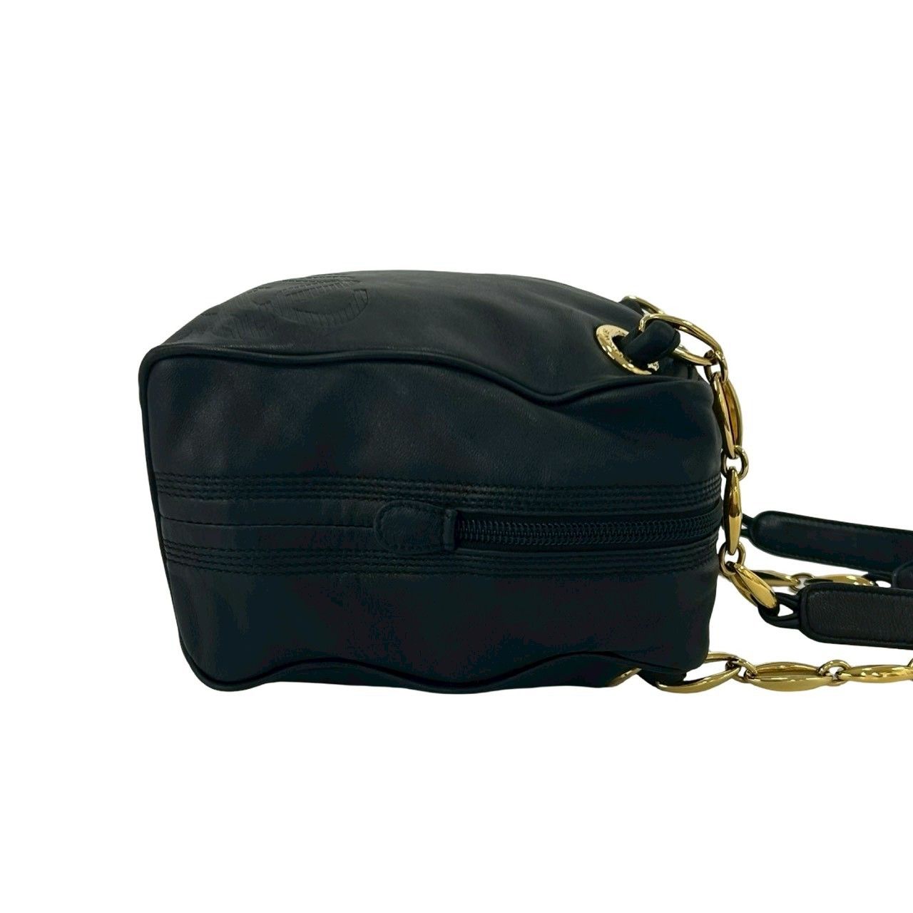 極 美品 LOEWE ロエベ ヴィンテージ アナグラム ロゴ ナッパ レザー 本