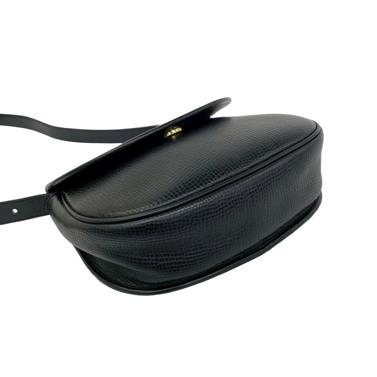 極 美品 Christian Dior クリスチャン ディオール CD ロゴ金具 レザー