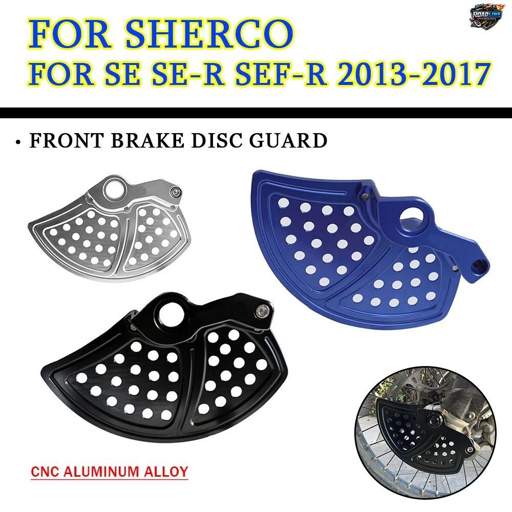 SHERCO SER 250 SE-R 300 2T SEFR SEF-R 450 SE 250I 300I 2013 - 17 アクセサリー用フロントブレーキディスクガードプロテクター