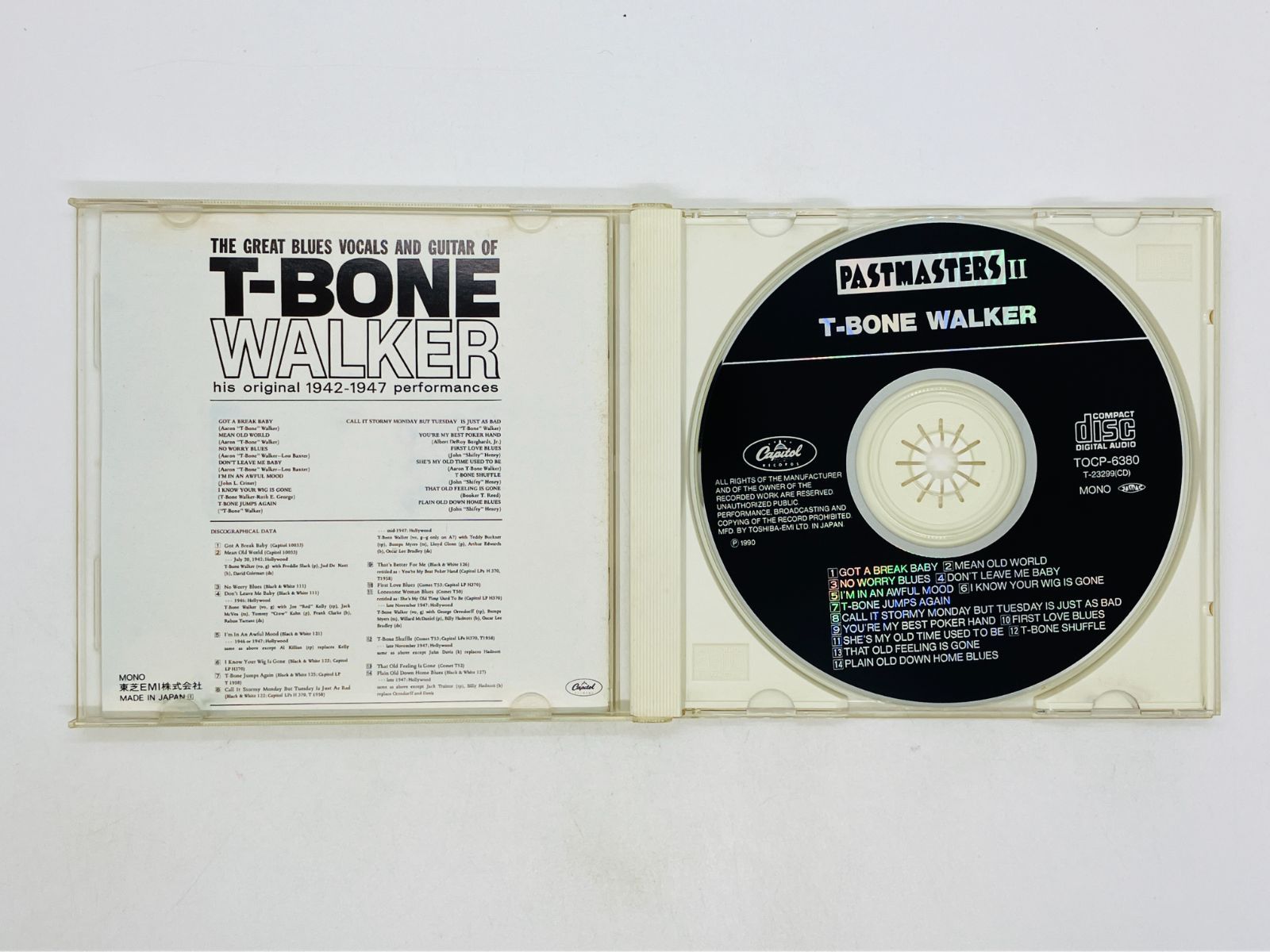 T-Bone Walker / Classic Indigo USオリジナル盤 CD ティーボーン・ウォーカー / モダン・ブルース・ギターの父 / T