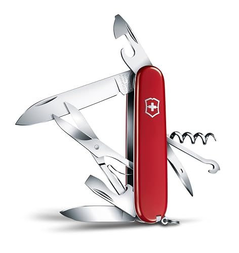 VICTORINOX(ビクトリノックス) クライマー スイス・アーミーナイフ 多機能 ナイフ トレッキング ハイキング 登山用品 はさみ マルチフック付き 14機能を搭載したスイス製マルチツール 十徳ナイフ 【国内正規品】t 65ab44a7