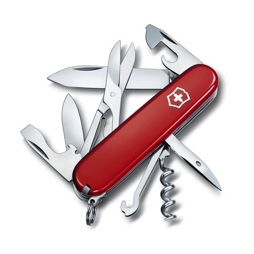 VICTORINOX(ビクトリノックス) クライマー スイス・アーミーナイフ 多機能 ナイフ トレッキング ハイキング 登山用品 はさみ マルチフック付き 14機能を搭載したスイス製マルチツール 十徳ナイフ 【国内正規品】t 65ab44a7