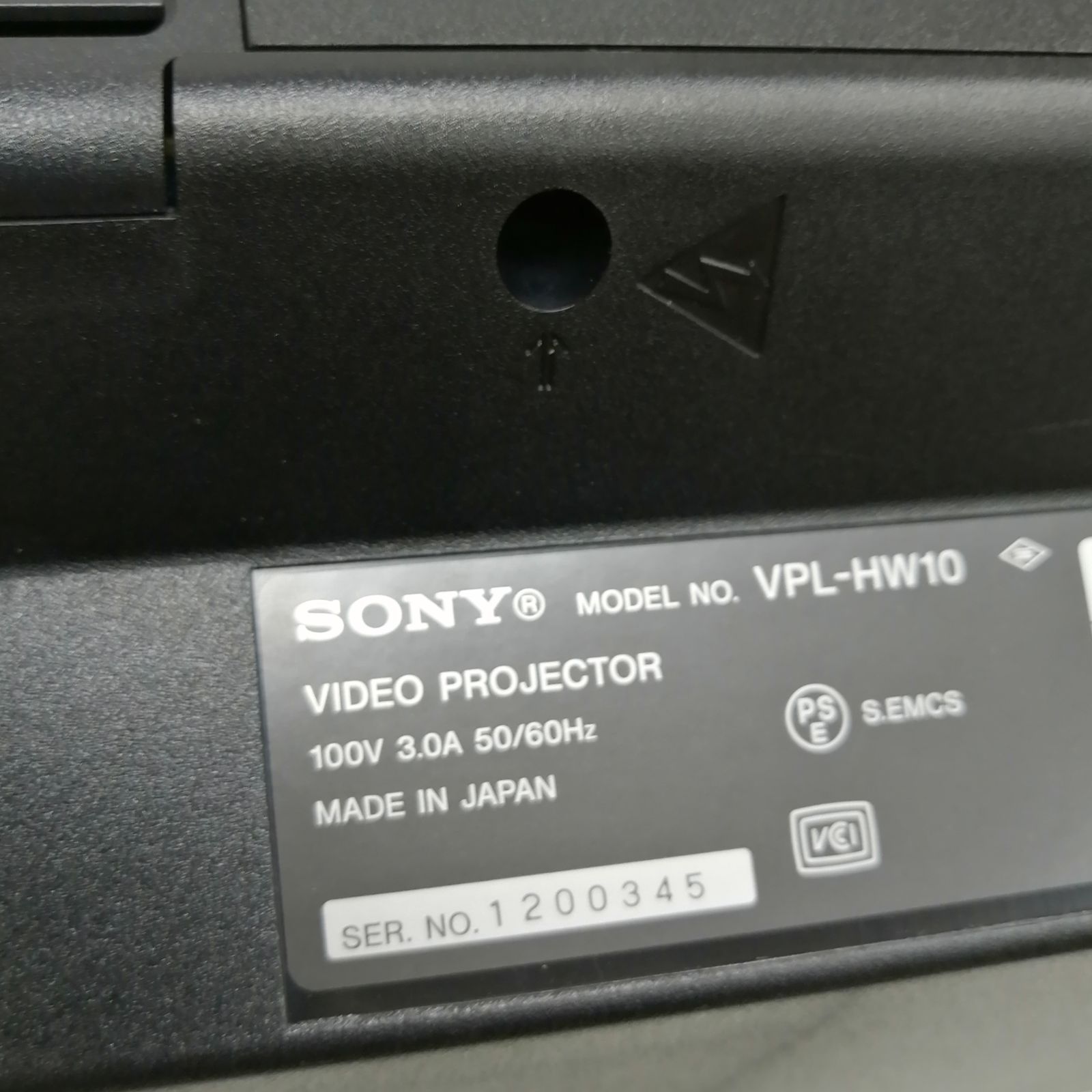 動作品】SONY プロジェクター VPL-HW10 M2513-hm72h - メルカリ