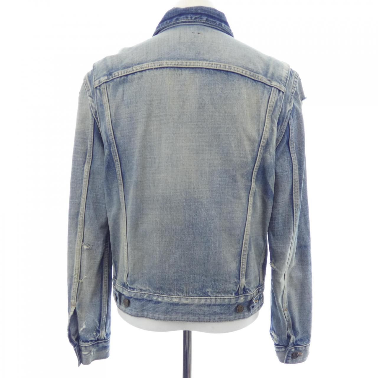サンローラン SAINT LAURENT 695172 Y35DB デニムジャケット - メルカリ