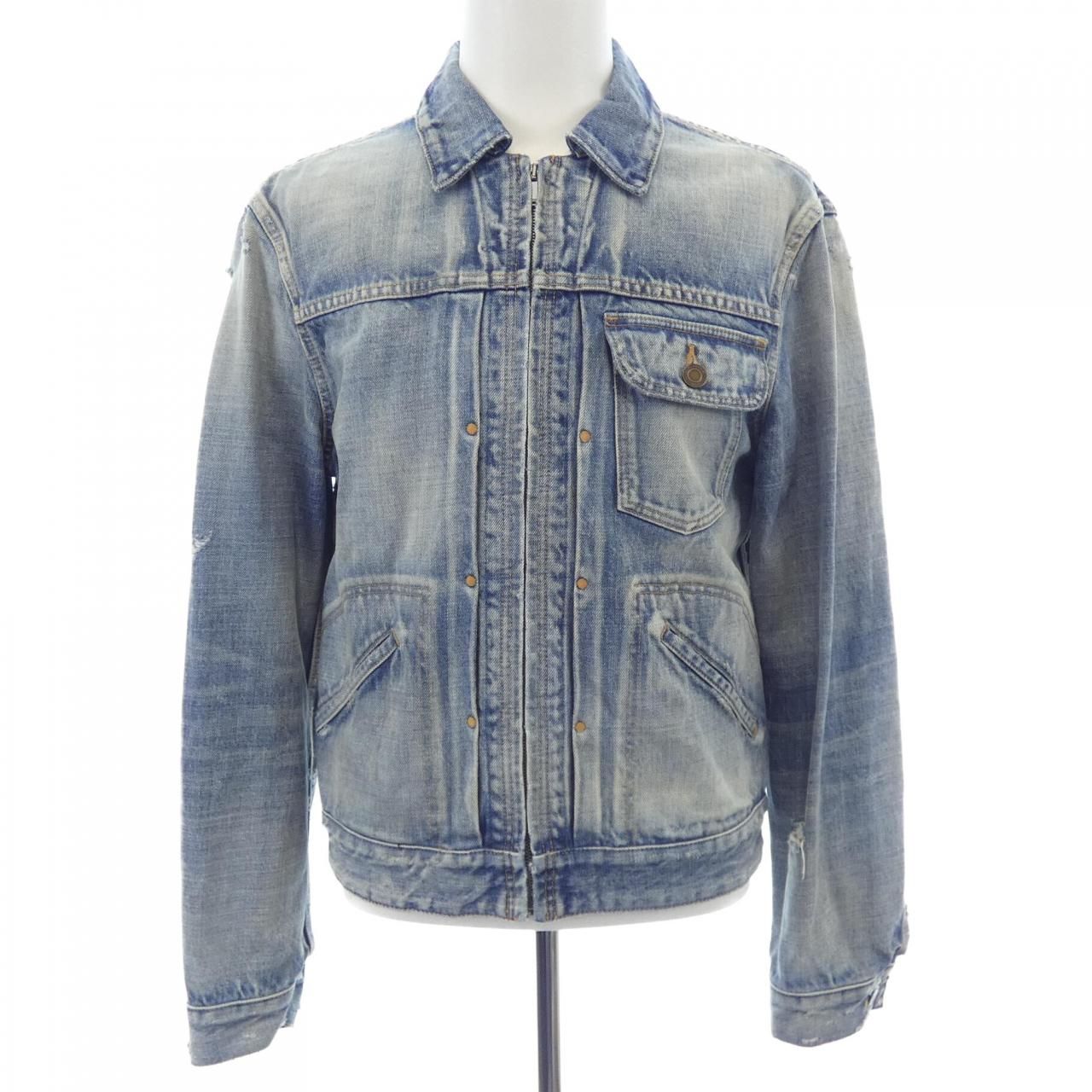 サンローラン SAINT LAURENT 695172 Y35DB デニムジャケット - メルカリ