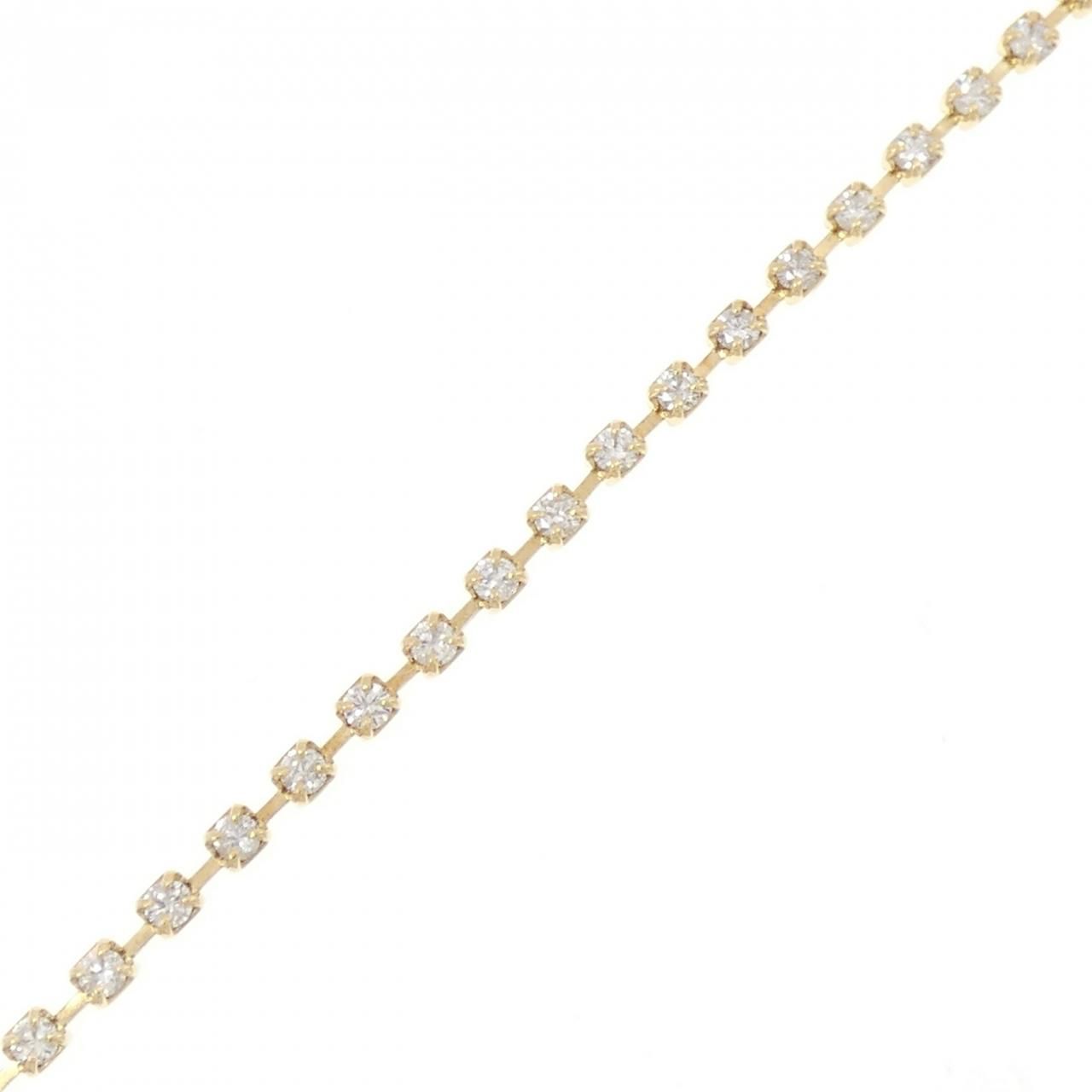 K18YG DIAMOND BRACELET 1.00CT