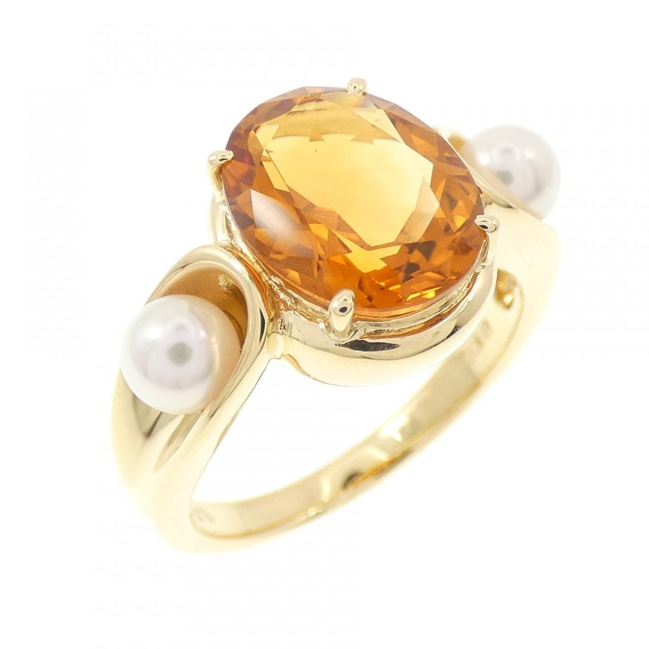 ミキモト シトリン リング 1.75CT