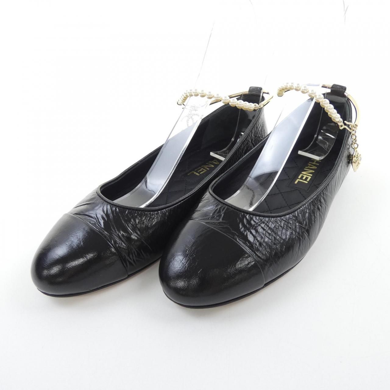 CHANEL バレリーナ　38 シャネル CHANEL バレリーナ G38986X56858 フラットシューズ - メルカリ