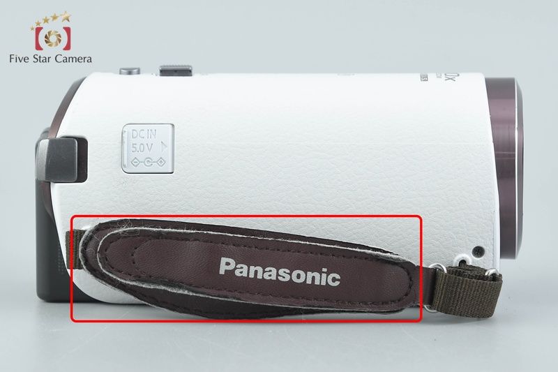 中古】Panasonic パナソニック HC-W570M ホワイト ビデオカメラ - メルカリ