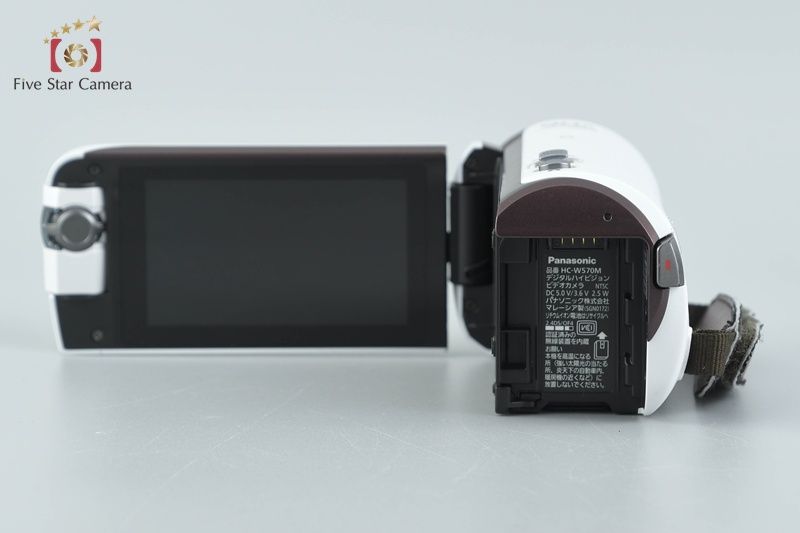 中古】Panasonic パナソニック HC-W570M ホワイト ビデオカメラ - メルカリ