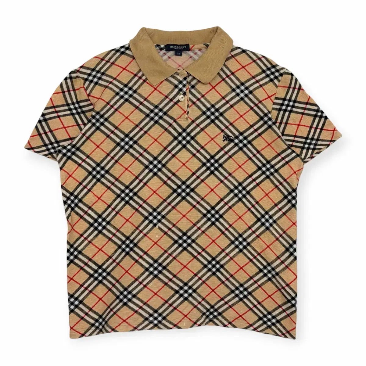 バーバリー チェック カラ 半袖 Tシャツ