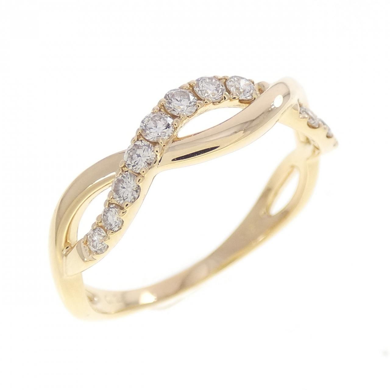 K18YG ダイヤモンド リング 0.25CT