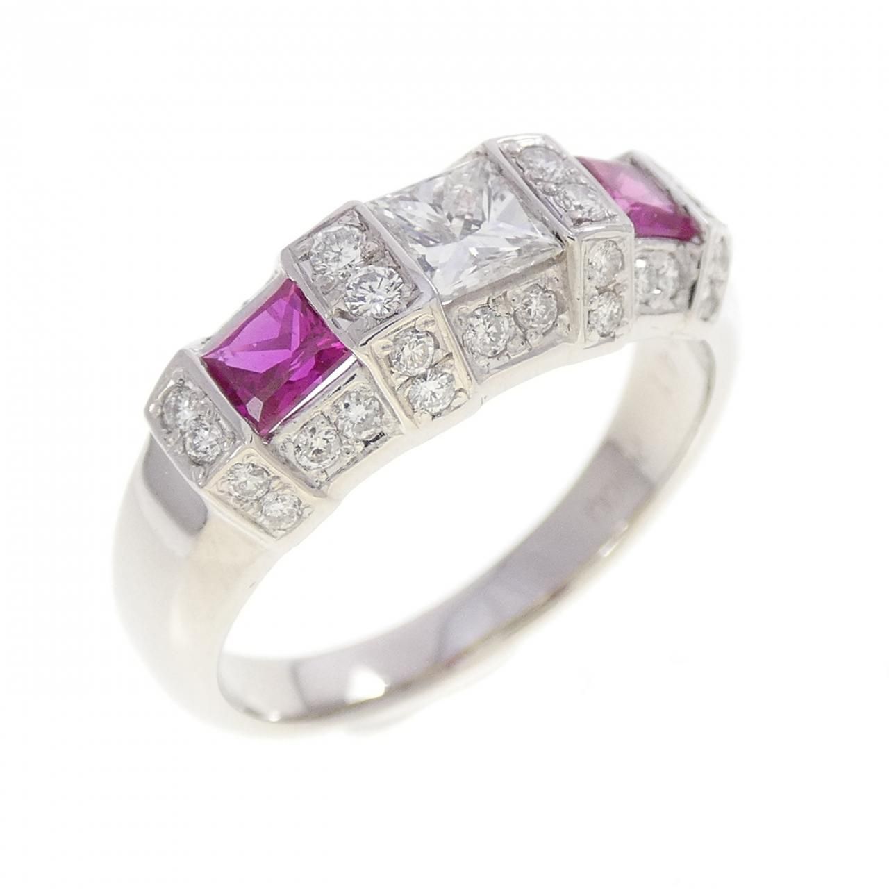PT900 ルビー リング 0.41CT 99,330円