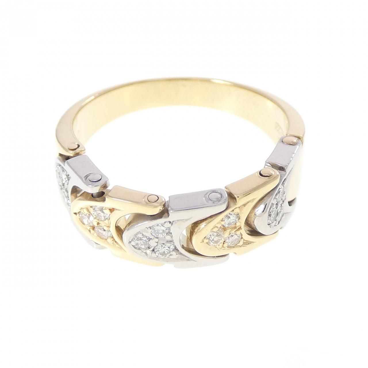 K18YG/PT900 ダイヤモンド リング 0.17CT 100,300円