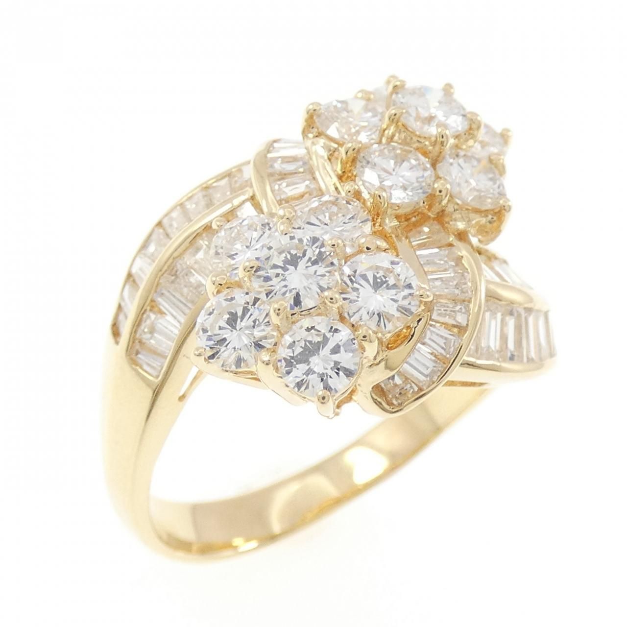 K18YG ダイヤモンド リング 1.50CT