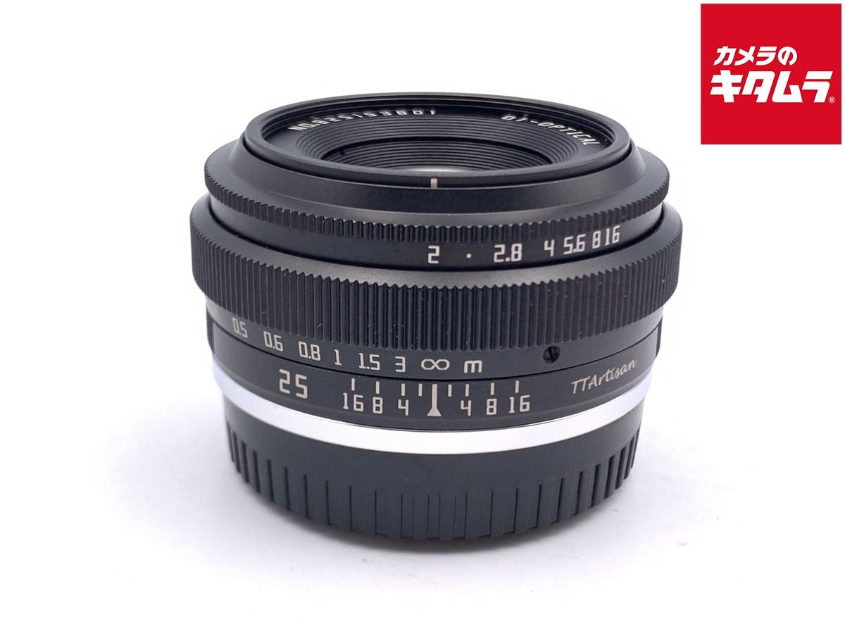 【中古】 【良品】 銘匠光学 TTArtisan 25mm f/2 C フジフイルムX用 ブラック 7,904円