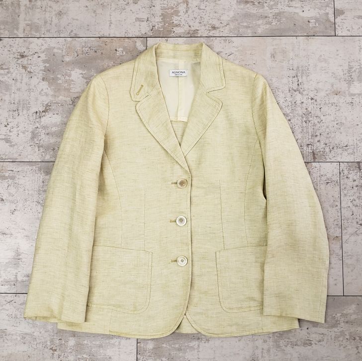 AGNONA アニオナ ベージュ テーラードジャケット アニオナ AGNONA 