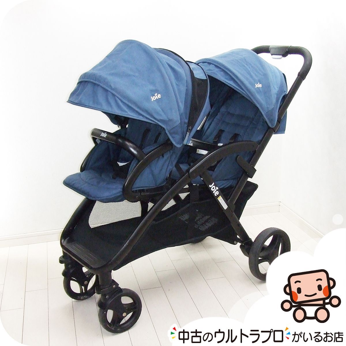 お得っ！厳選中古】二人乗りベビーカー 中古 Joie エヴァライト デュオ 