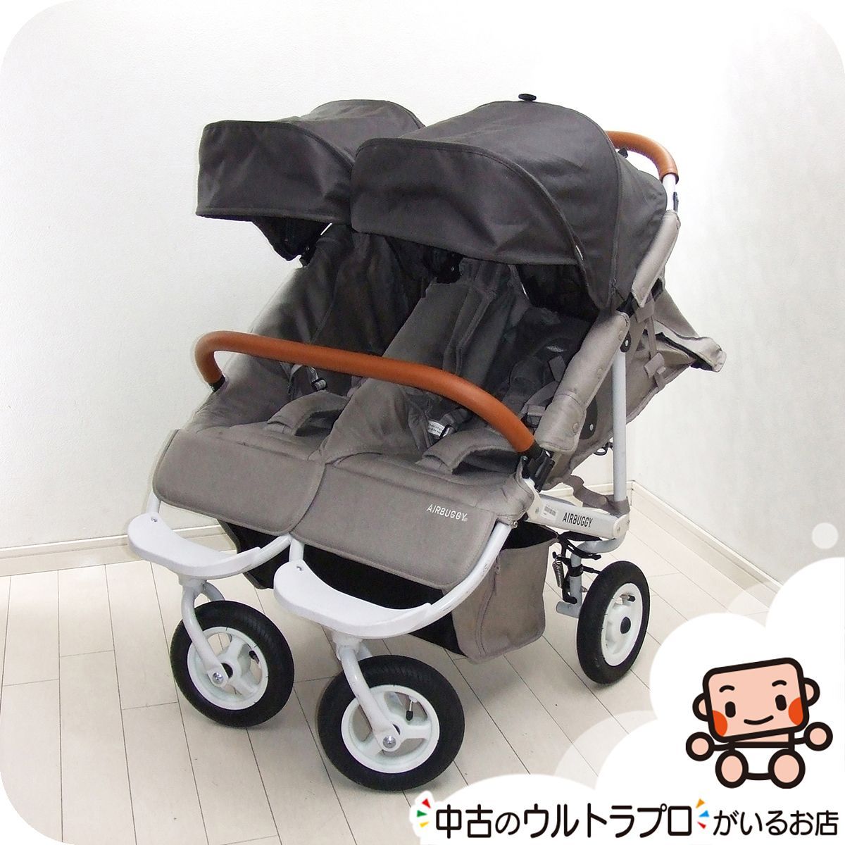 お得っ！厳選中古】ベビーカー AIRBUGGY エアバギー COCO ココダブルEX 