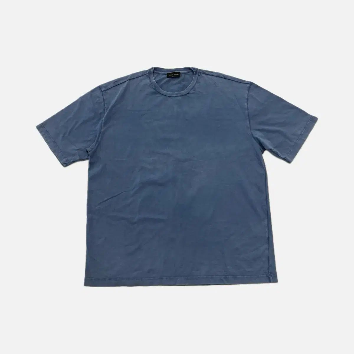 Roberto Collina 無地 半袖 Tシャツ (レイヤード オススメ)